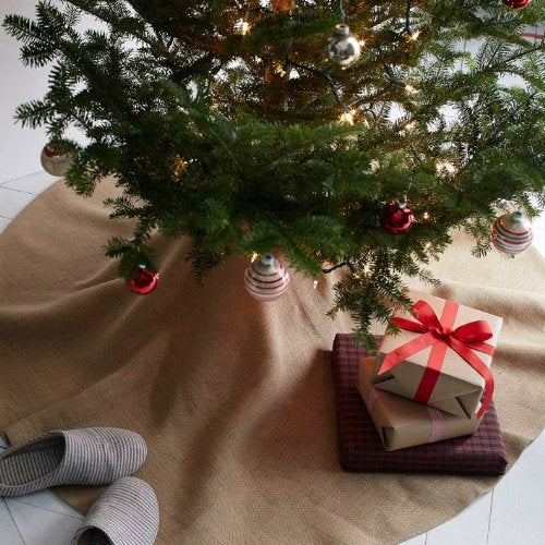 Firefly Imports Firefly Imports Homeford Christmas Burlap Tree Skirt Under The Tree 60Inch 