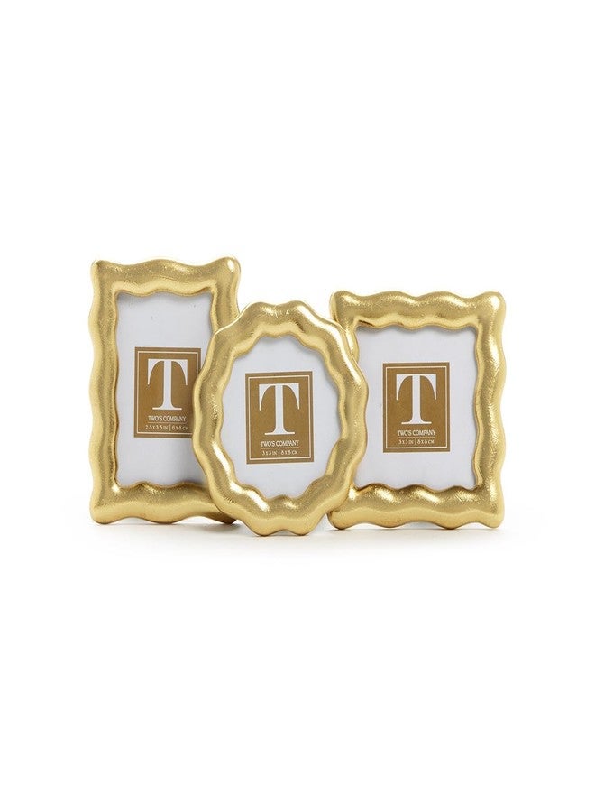 توز كومباني مجموعة من 3 إطارات صور عتيقة من Two's Company، بثلاثة أشكال مختلفة، 54781 - Image 4