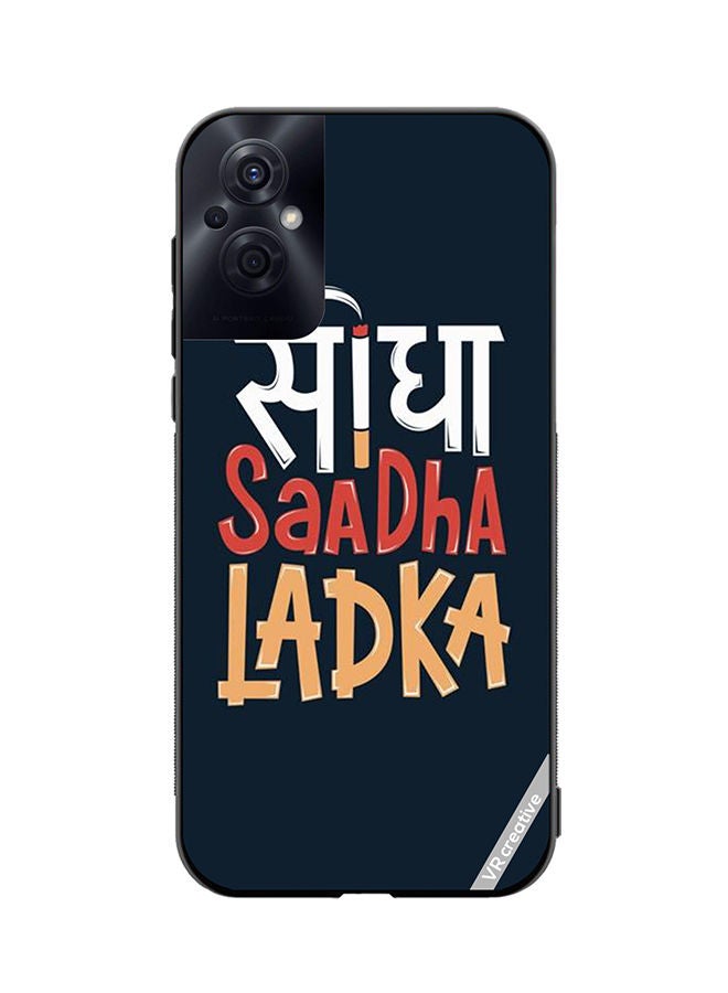 VR CREATIVE Protective Case Cover For Oppo Reno8 Z Seedha Sadha Ladka Design Multicolour - Image 1