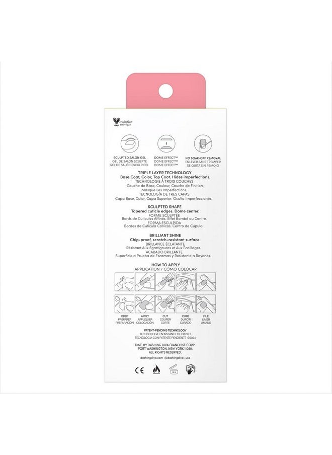 DASHING DIVA Glaze Mani Pedi Kit - The Lolli Lolli - Comes With Led Nail Lamp - Long Lasting, Semicured Gel Nail Strips For Toes & Hands  - Image 5