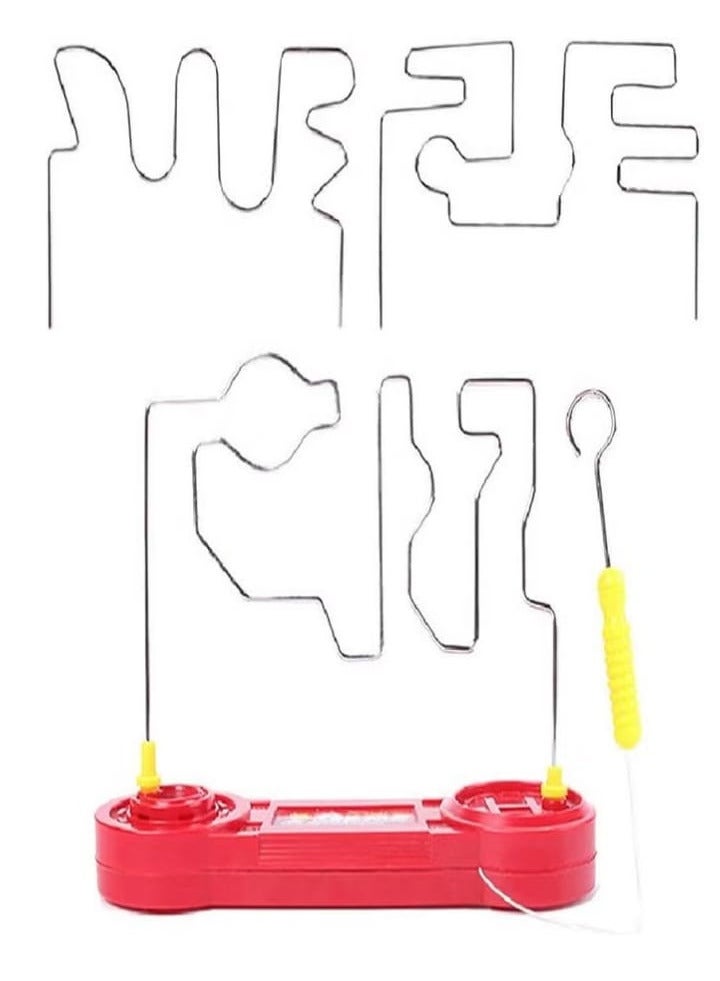 Super Nerve Game Wire Skill Maze Childrens Adults Nerves Touch Classic Retro Family Time Kids - Image 1