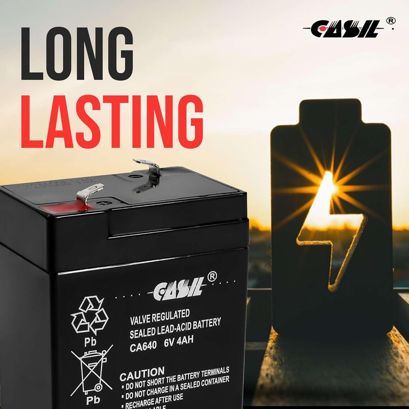 Casil CA640 6v 4ah UPS Battery for Lithonia ELB06042 (2) - Image 4