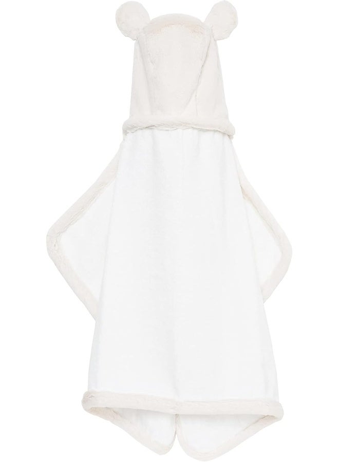 Little Giraffe Luxe Towel with Ears (Cream) - Image 1