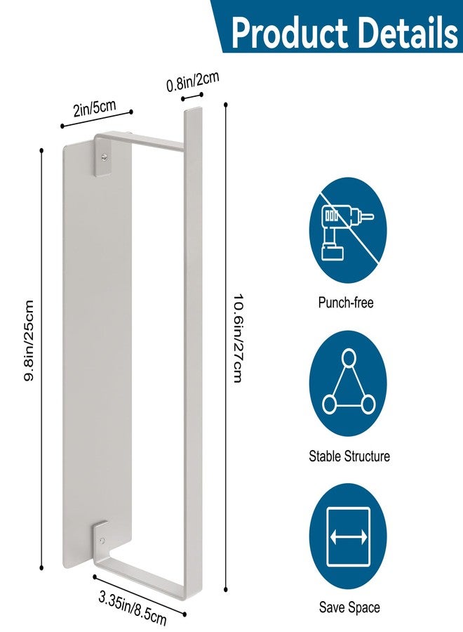 sunoyar Magnetic Hanger Organizer, Strong Magnetic Hanger Holder for Laundry Room Washer, Capacity Upgrade Hangers Storage Stacker Holds up to 40 Metal Hangers White 1Pack - Image 3