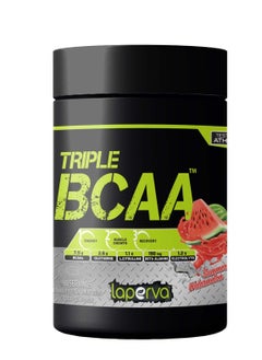 Triple BCAA Summer Watermelon Flavor - 90 Servings, Gluten-Free, Vegetarian, 7.5g Amino Acids, L-Citrulline, Beta-Alanine