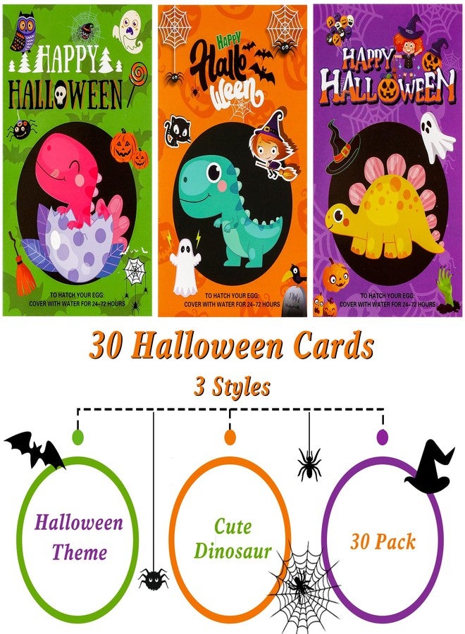 ANPHILE Halloween Party Favors, 30 Pack Halloween Hatching Dinosaur Eggs, Halloween Goodie Bag Fillers in Bulk Halloween Party Supplies Halloween Trick or Treat Classroom Party Supplies - Image 3