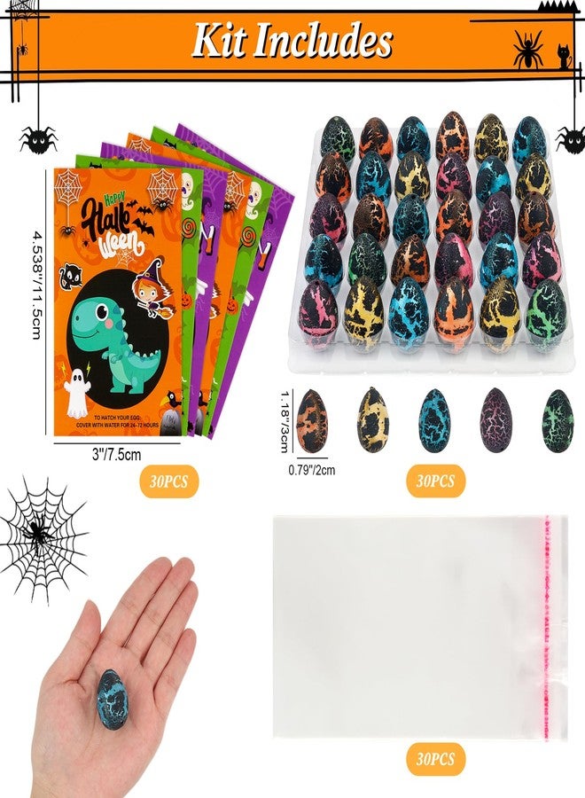 ANPHILE Halloween Party Favors, 30 Pack Halloween Hatching Dinosaur Eggs, Halloween Goodie Bag Fillers in Bulk Halloween Party Supplies Halloween Trick or Treat Classroom Party Supplies - Image 5