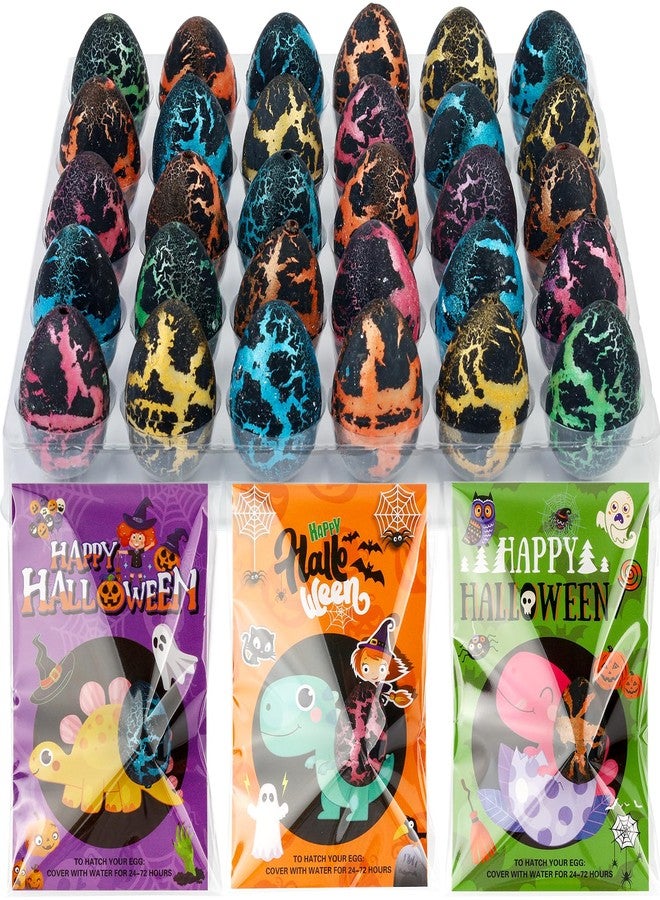 ANPHILE Halloween Party Favors, 30 Pack Halloween Hatching Dinosaur Eggs, Halloween Goodie Bag Fillers in Bulk Halloween Party Supplies Halloween Trick or Treat Classroom Party Supplies - Image 1