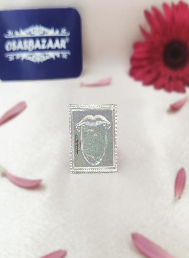 Osasbazaar Pure Silver Tongue, Silver Jeebh for Puja, Offering, Donation and Lal Kitaab Remedy - 99% Purity Certified - Image 2
