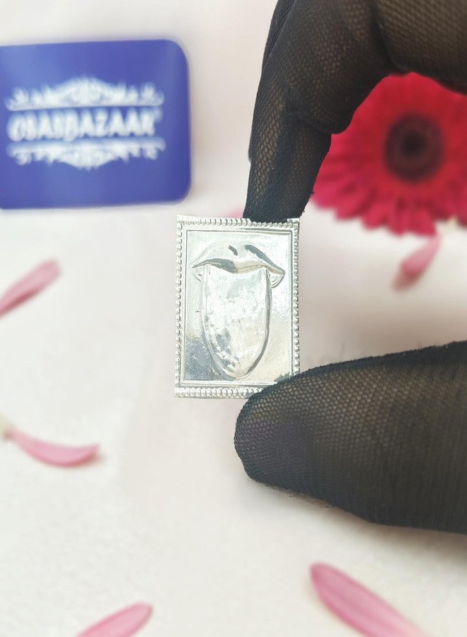 Osasbazaar Pure Silver Tongue, Silver Jeebh for Puja, Offering, Donation and Lal Kitaab Remedy - 99% Purity Certified - Image 3