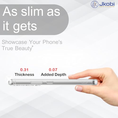 Jkobi Back Cover for Infinix Note 40 Pro 5G | Infinix Note 40 Pro Plus (Silicone Clear Shockproof Case with Camera Protection | Soft and Flexible | Transparent) - Image 3