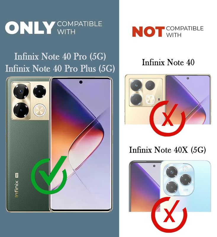 Jkobi Back Cover for Infinix Note 40 Pro 5G | Infinix Note 40 Pro Plus (Silicone Clear Shockproof Case with Camera Protection | Soft and Flexible | Transparent) - Image 4