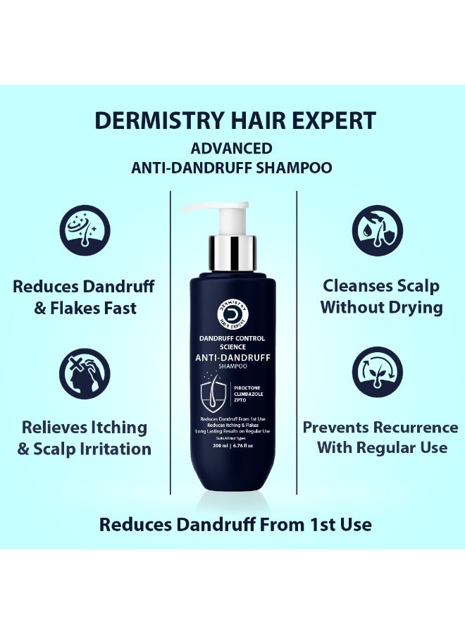 Dermistry Anti-Dandruff Shampoo, Serum & Hair Mask for All Hair Types - Image 3