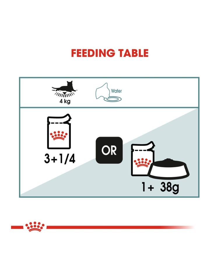 ROYAL CANIN Feline Care Nutrition Hairball Gravy (WET FOOD - Pouches) 12 x 85g - Image 3
