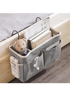 DreamSky DREAM SKY Linen Bedroom Accessories Inside Hanging Bedside Caddy Bedroom Organiser Bedroom Organizer Items And Storage Hostel Essentials Bed Side Storage Organiser Multipurpose  - Image 1
