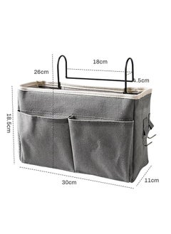 DreamSky DREAM SKY Linen Bedroom Accessories Inside Hanging Bedside Caddy Bedroom Organiser Bedroom Organizer Items And Storage Hostel Essentials Bed Side Storage Organiser Multipurpose  - Image 3