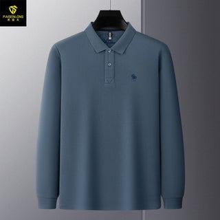 Paisley Dragon Embroidered Cotton Mens Polo Shirt 8686-fog Blue - pzsku/Z4DDE76A666631B26DE8FZ/45/1746227678/8a99780d-0144-46fb-a1f0-b065589fe10e