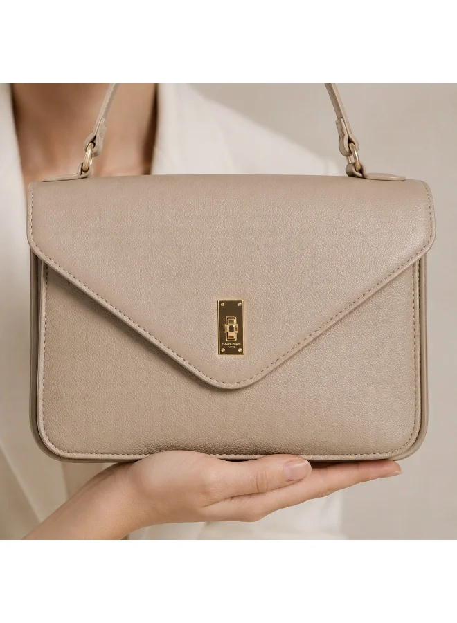 David Jones David Jones evening clutch flap bag with lock model cm8212| formal elegant classic bag for wedding, events, parties and evening outs |
