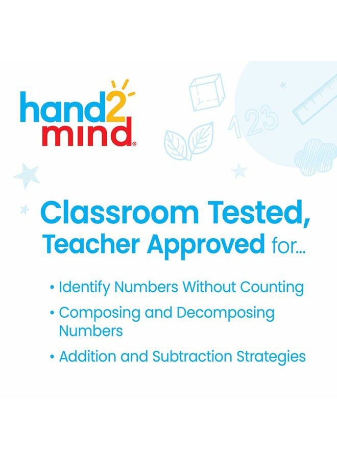 hand2mind 20-Bead Wood Rekenrek, Math Counting Frame (Ages 4+) - Image 2