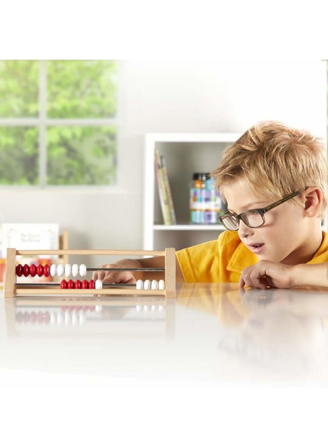 hand2mind 20-Bead Wood Rekenrek, Math Counting Frame (Ages 4+) - Image 3