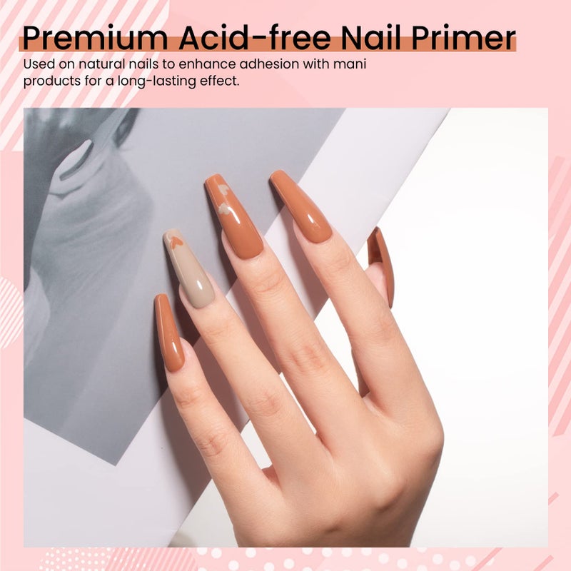 MAYCHAO برايمر مايتشاو لتحضير الأظافر، 15 مل، مجفف أظافر خالٍ من الأحماض لطلاء الأظافر الأكريليك والهلام، برايمر سريع الجفاف لربط فائق لطلاء الأظافر البودرة الأكريليكية، للاستخدام في صالونات العناية بالأظافر في المنزل، 0.5 أونصة - Image 5