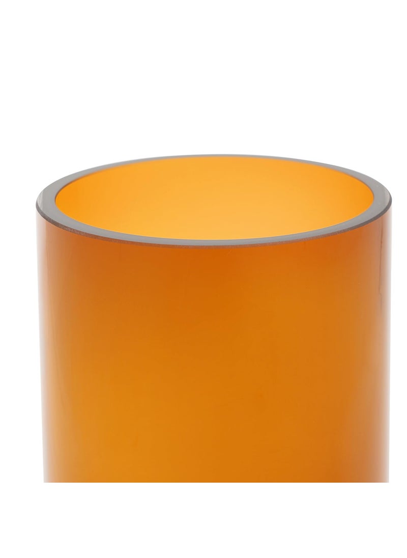 PURE HOME + LIVING Pure Home Living Dark Brown Cylindrical Straight Glass Vase Small  - Image 5