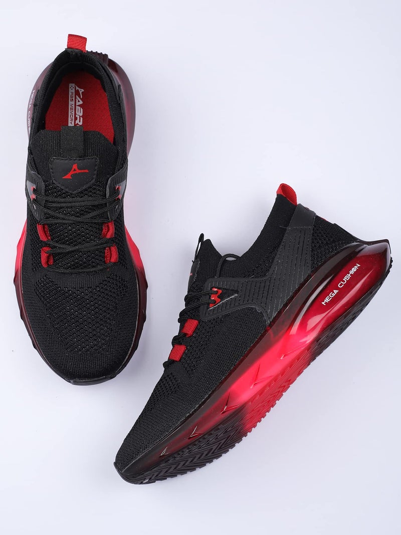 ABROS Boy's Ranger ASSB1123 Sports Shoes_Black/Red_4UK - Image 5