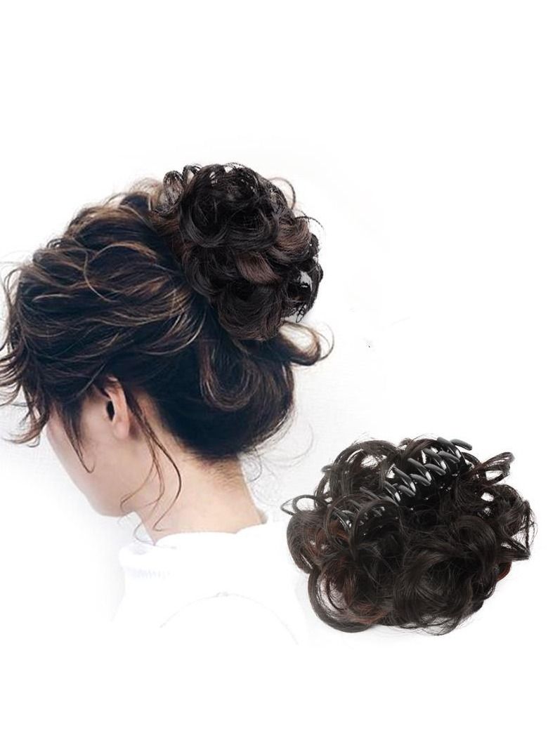 مقطع شعر مستعار واقعي طبيعي أسود - Image 1