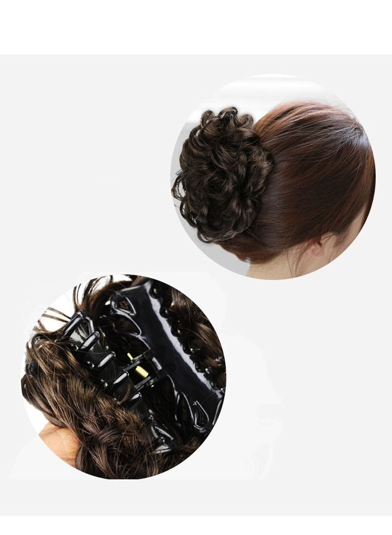 مقطع شعر مستعار واقعي طبيعي أسود - Image 4