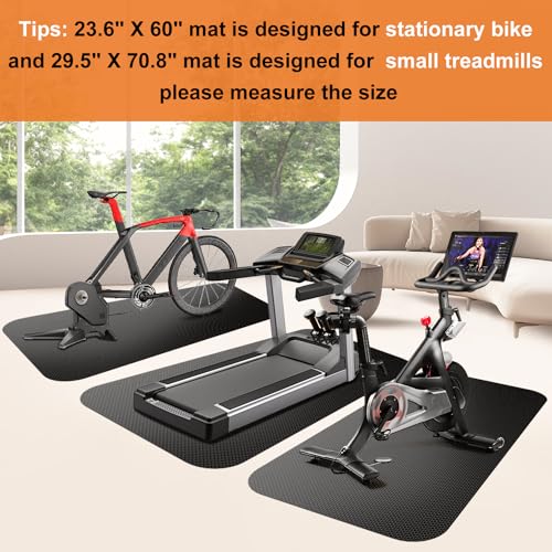 TONINT Exercise Equipment Mats For Floor,Treadmill Mat,Foldable Treadmill Mat,Walking Pad Mat For Carpet,Exercise Bike Mat,Under Elliptical Mat, Rowing Machine Mat,Mat For Tread Mill - Image 3