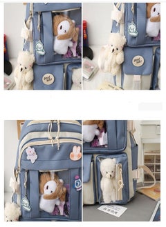 MIXDE Backpack Laptop School Bag Kids Kindergarten Elementary Backpacks Middle Schoolbag Large Bookbags for Women Teens Students Anti Theft Travel Daypack  - Image 4