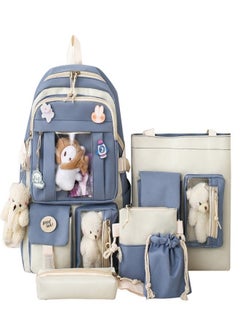 MIXDE Backpack Laptop School Bag Kids Kindergarten Elementary Backpacks Middle Schoolbag Large Bookbags for Women Teens Students Anti Theft Travel Daypack  - Image 1