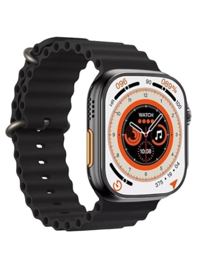 W&O T1000 Ultra Smart Watch - Black - Image 4