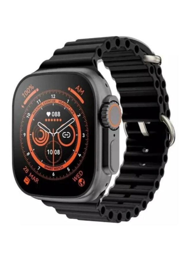 W&O T1000 Ultra Smart Watch - Black - Image 2