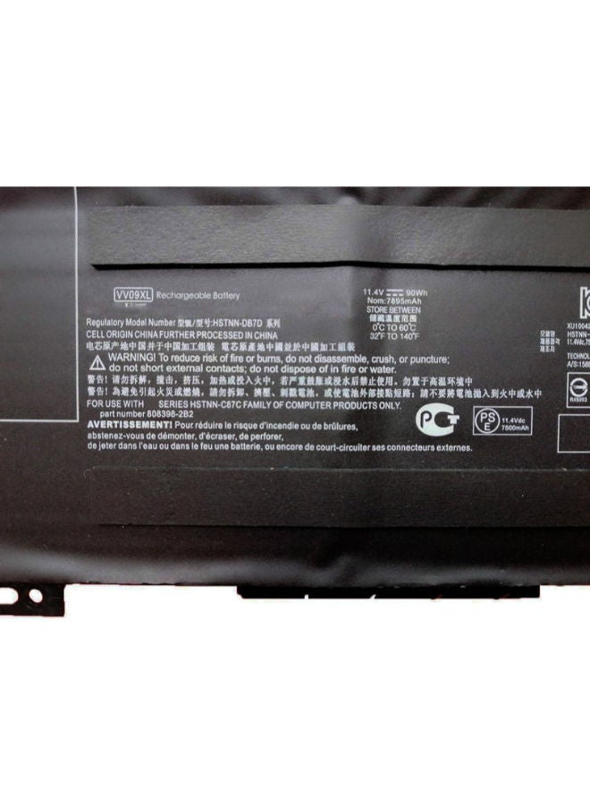 Lap-Tech Compatible Laptop Battery for HP ZBook 15 G3 Series, HP ZBook 17 G3 Series – Fits Part Numbers VV09XL, HSTNN-DB7D, 808452-001, 808398-2B1 – 7895mAh / 90Wh – 6 Months Warranty by LAPTECH - Image 2