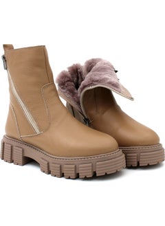Fast Step Genuine Leather Fur Women's Classic Boots 710KZA6002  - Image 4