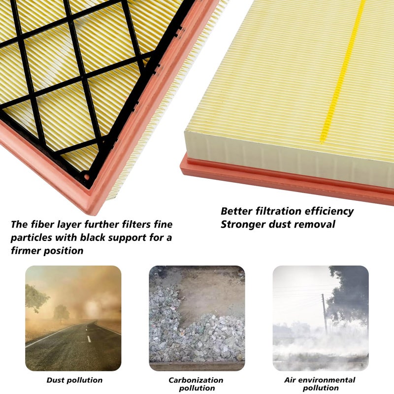 Capume Cabin and Engine Air Filter Fits for Traverse 2018-2025, Blazer 2019-2025, Acadia 2017-2025, Enclave 2018-2025, XT5 2017-2025, XT6 2020-2025, Fits 23321606, CA12166, CF11966 - Image 3