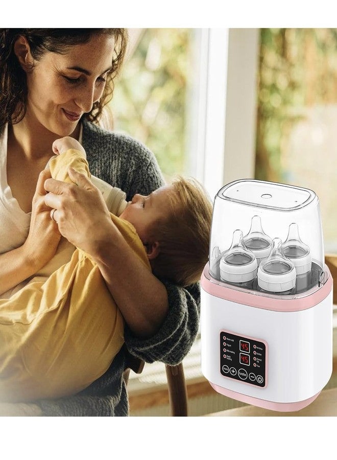 Richtots Premium Baby Bottle Warmer,8-in-1 Baby Bottle Sterilizer, Quick Bottle Warmer, Baby Milk Bottle Warmer, Quick Baby Food Warmer and Defrost, BPA Free Baby Food Heater with LCD Display - Image 2