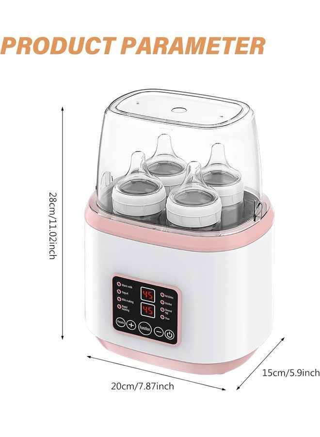 Richtots Premium Baby Bottle Warmer,8-in-1 Baby Bottle Sterilizer, Quick Bottle Warmer, Baby Milk Bottle Warmer, Quick Baby Food Warmer and Defrost, BPA Free Baby Food Heater with LCD Display - Image 3