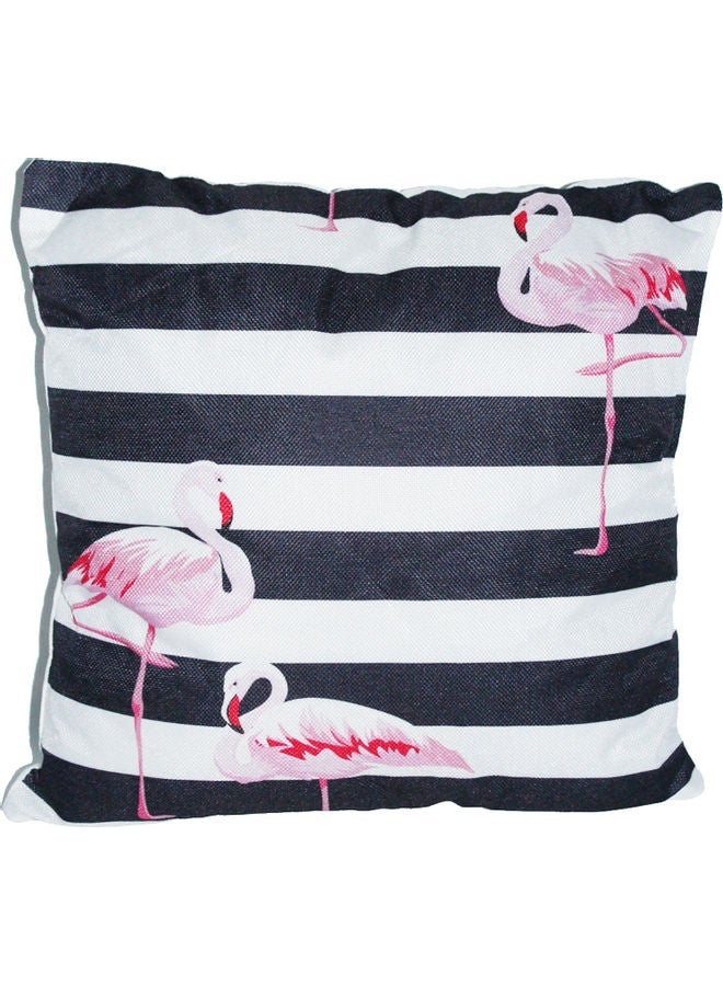 NIBEMINENT Digital Printed Decorative Cushion Case Black/White 40x40x6cm - Image 1