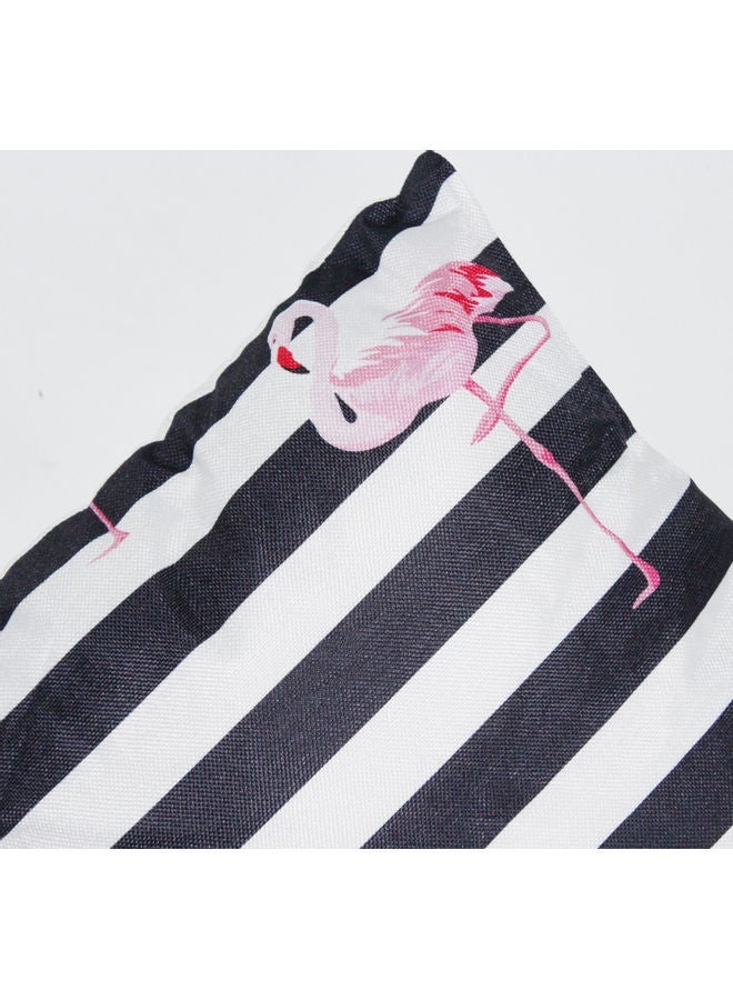 NIBEMINENT Digital Printed Decorative Cushion Case Black/White 40x40x6cm - Image 2