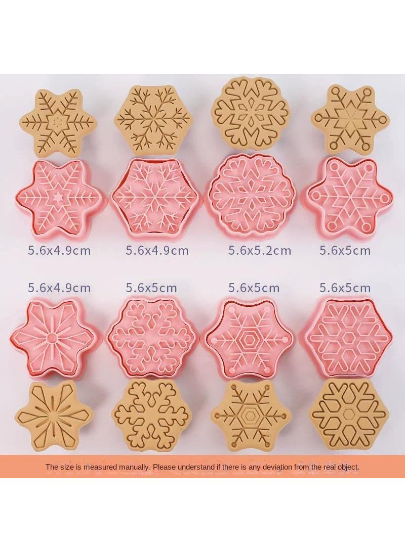 73Hours 8 Piece 3D Biscuit Baking Press Mold - Image 1