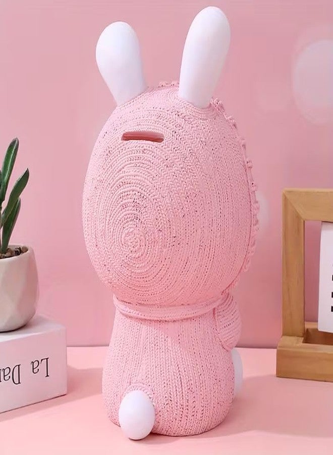 Sajani Cute Cartoon Portable Piggy Bank, Creative Coin Bank for Boys and Girls, Decorative Money Saving Box for Birthday Present, Best Return Gifts for Kids (Pack of 1) (Yellow - Rabbit) - Image 4