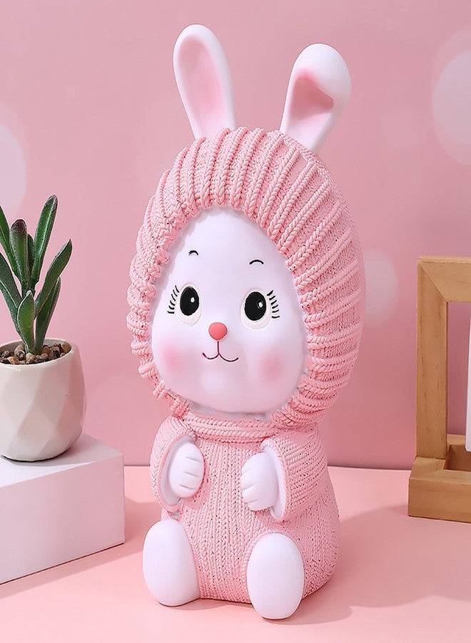 Sajani Cute Cartoon Portable Piggy Bank, Creative Coin Bank for Boys and Girls, Decorative Money Saving Box for Birthday Present, Best Return Gifts for Kids (Pack of 1) (Yellow - Rabbit) - Image 5