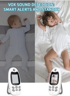 Baby Monitor 2 Way Talk Video Baby Monitor With Camera, 2.0 Inch LCD Screen, Night Vision, Temperature Monitoring, For Baby Sleeping Status  - Image 5