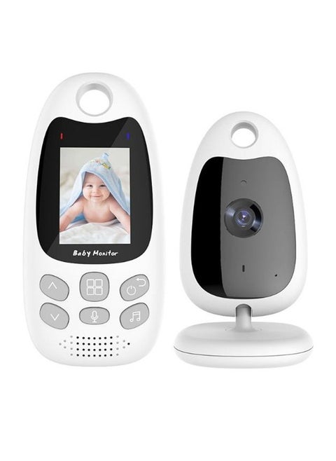 2 Way Talk Video Baby Monitor With Camera, 2.0 Inch LCD Screen, Night Vision, Temperature Monitoring, For Baby Sleeping Status