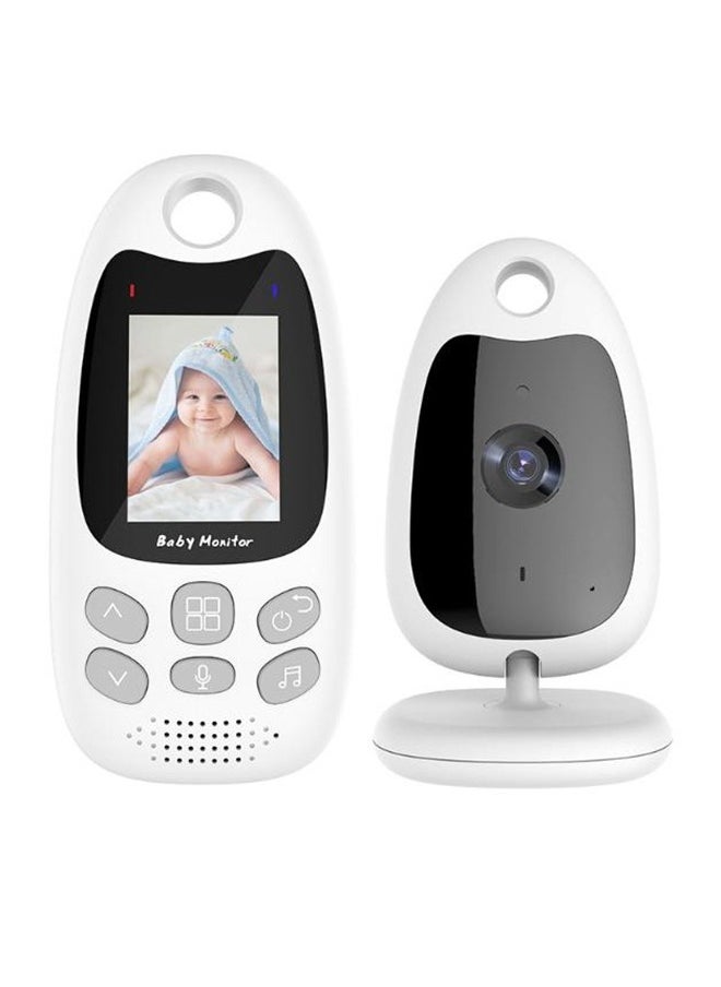Baby Monitor - 2 Way Talk Video Baby Monitor With Camera, 2.0 Inch LCD Screen, Night Vision, Temperature Monitoring, For Baby Sleeping Status - Image 1