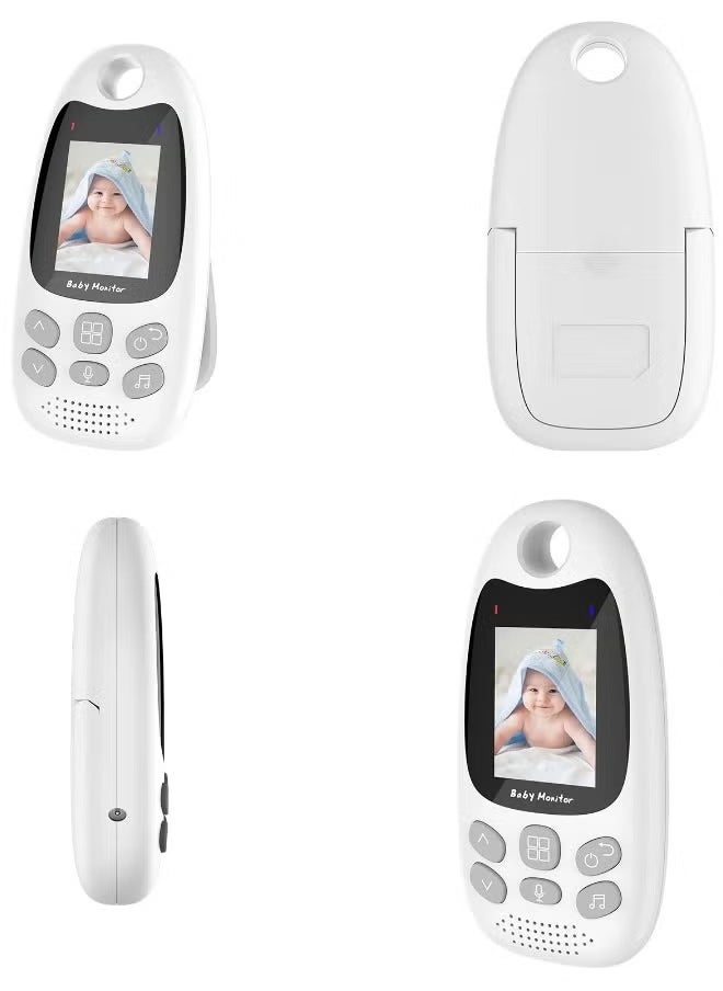 Baby Monitor - 2 Way Talk Video Baby Monitor With Camera, 2.0 Inch LCD Screen, Night Vision, Temperature Monitoring, For Baby Sleeping Status - Image 1