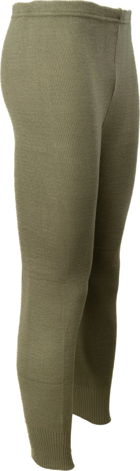 اوبلاند Men's Winter Wool Thermal Underwear Thick Knitted Solid Color Keeps Warm Comfortable Full Pattern