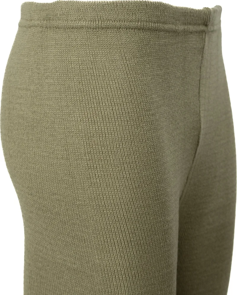 اوبلاند Men's Winter Wool Thermal Underwear Thick Knitted Solid Color Keeps Warm Comfortable Full Pattern